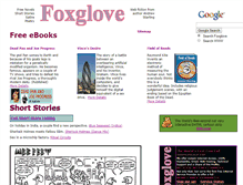 Tablet Screenshot of foxglove.co.uk